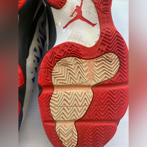 NIKE - JORDAN CP3.VI CHRIS PAUL WHITE/WHITE-GAME Blue Red - Picture 5 of 11